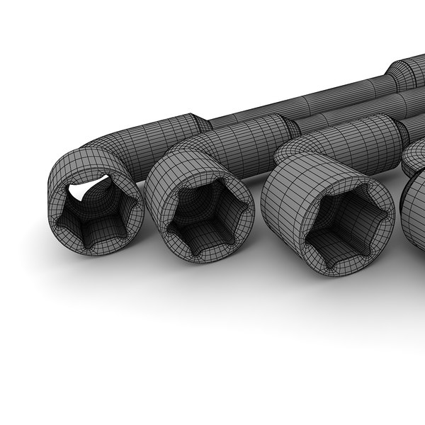 angle socket wrenches 3d max - Angle socket wrenches by ralpatov